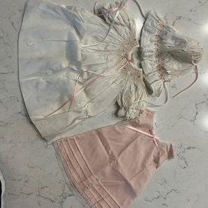 Christening gown and bonnet